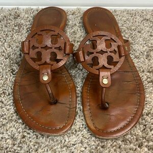 Tory Burch brown miller sandals 8.5